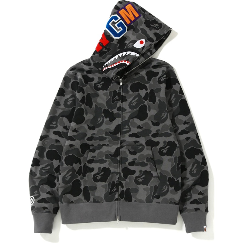 Grey best sale camo bape