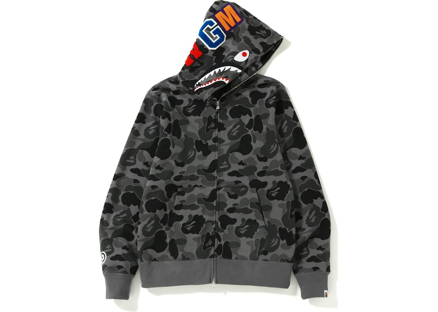 Bape Abc Camo Shark Full Zip Hoodie Black Fw19 Bape Abc Camo Shark Full Zip Hoodie Black Fw19
