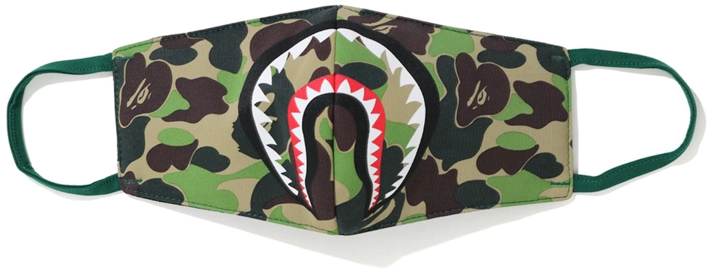 BAPE ABC Camo Shark Mask (SS20) Green - SS20 - US