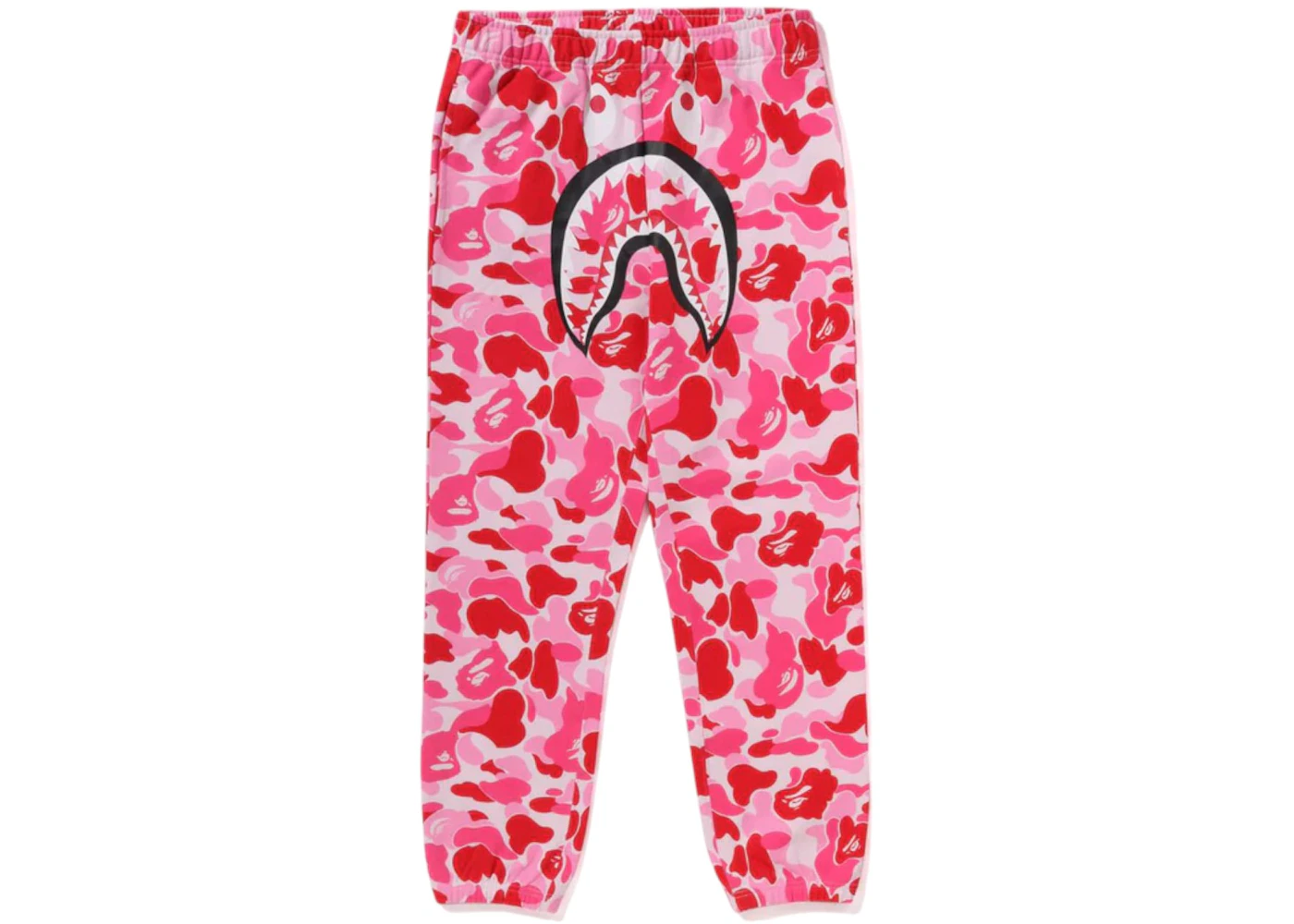 BAPE ABC Camo Shark Regular Fit Sweat Pants Pink Men's SS25 US