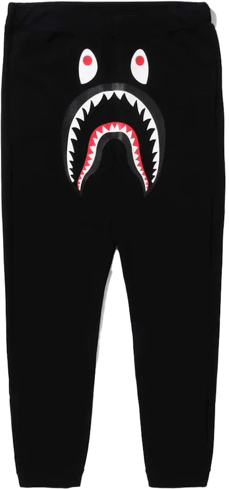 BAPE ABC Camo Shark Sweat Pants Black Men's - FW23 - US