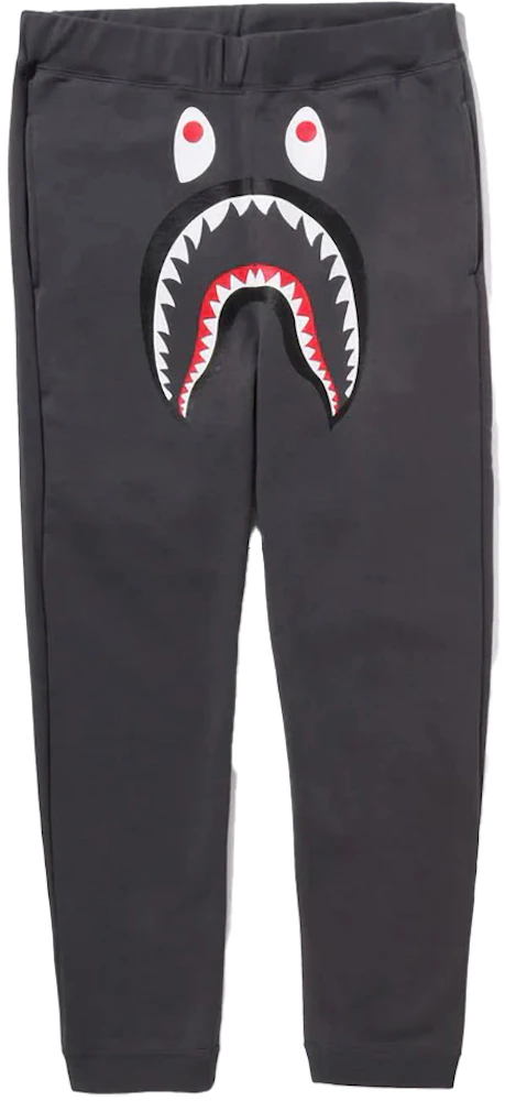 BAPE ABC Camo Shark Sweat Pants Charcoal Men's - FW23 - US