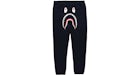BAPE ABC Camo Shark Sweat Pants Navy