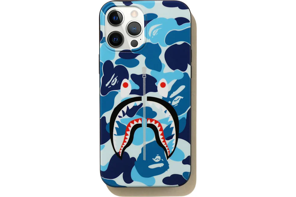 BAPE ABC Camo Shark iPhone 12 Pro Max Case Blue