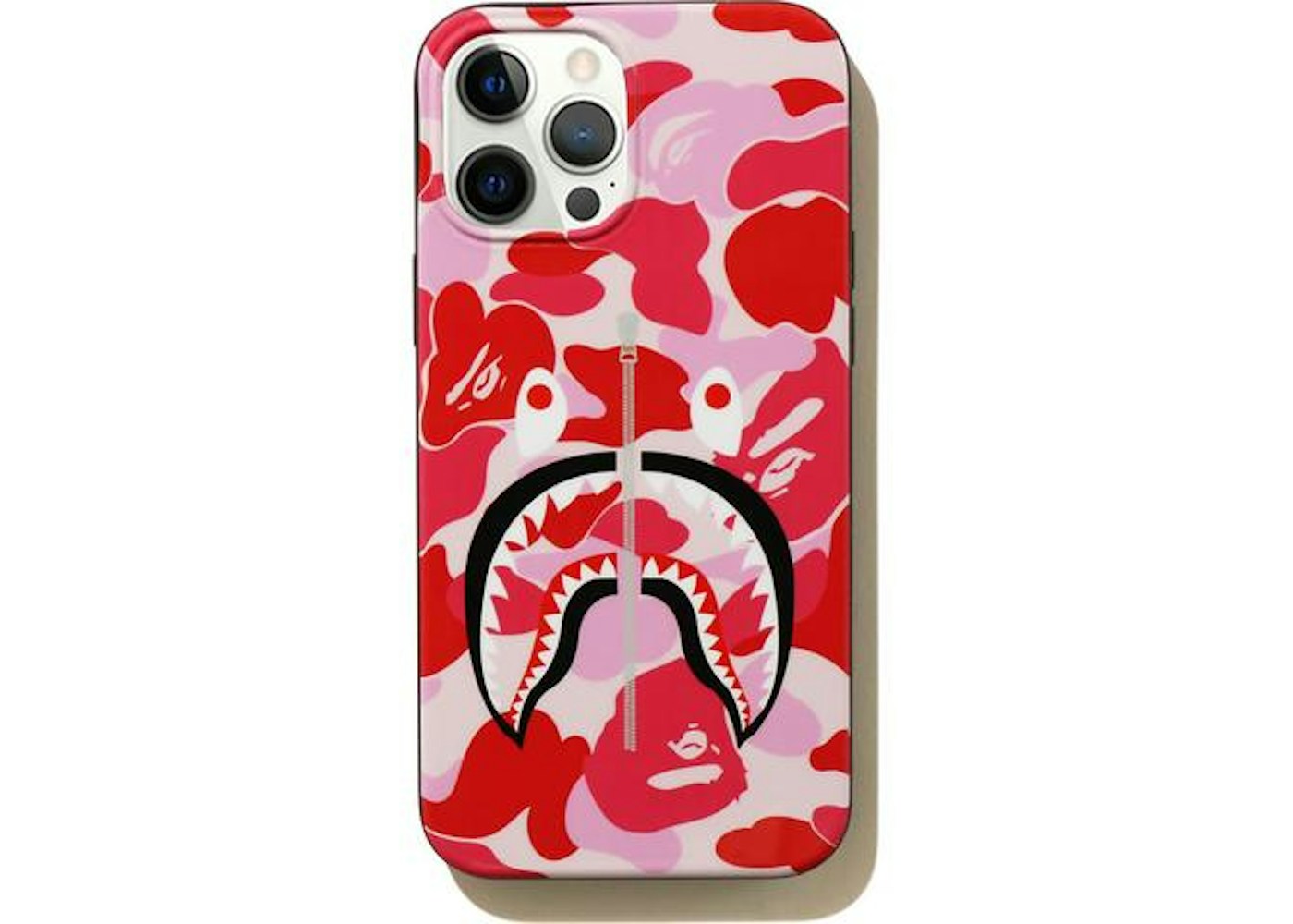 Bape Abc Camo Shark Iphone 12 Pro Max Case Pink Ss21 Bape Abc Camo Shark Iphone 12 Pro Max Case Pink Ss21