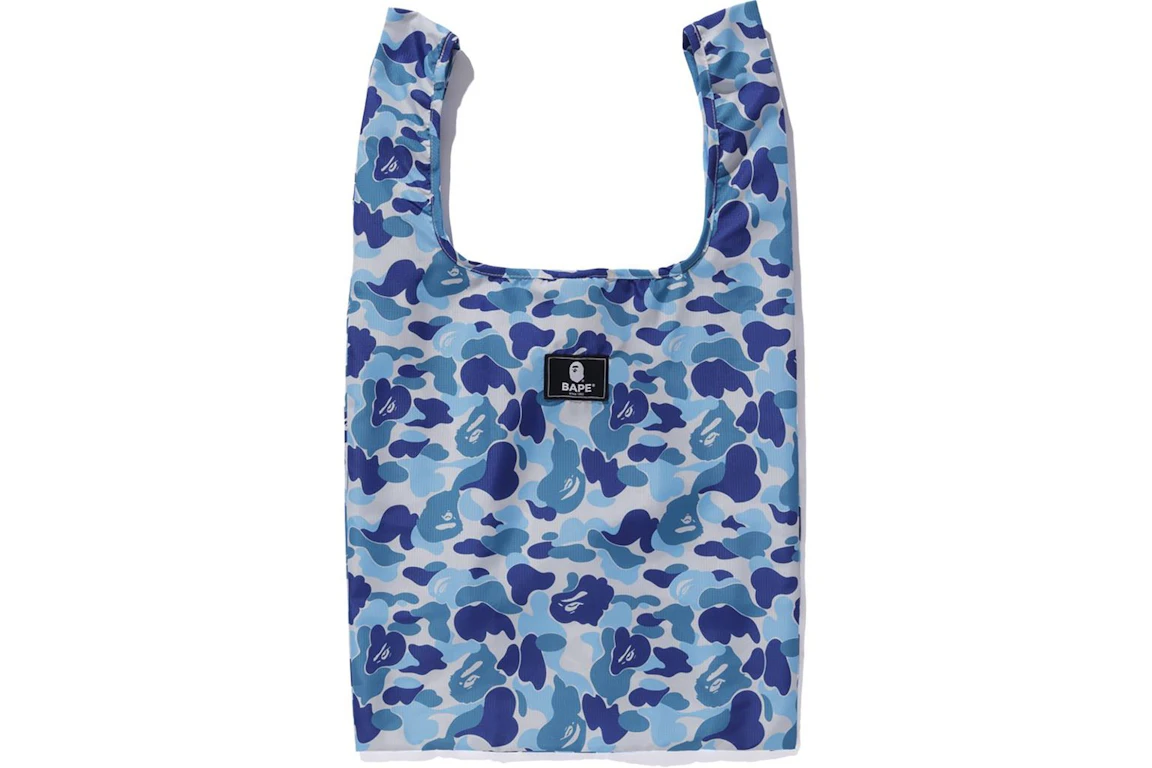 BAPE ABC Camo Shopping Bag L Blue
