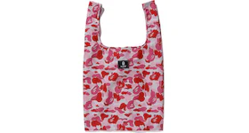 BAPE ABC Camo Shopping Bag L Pink