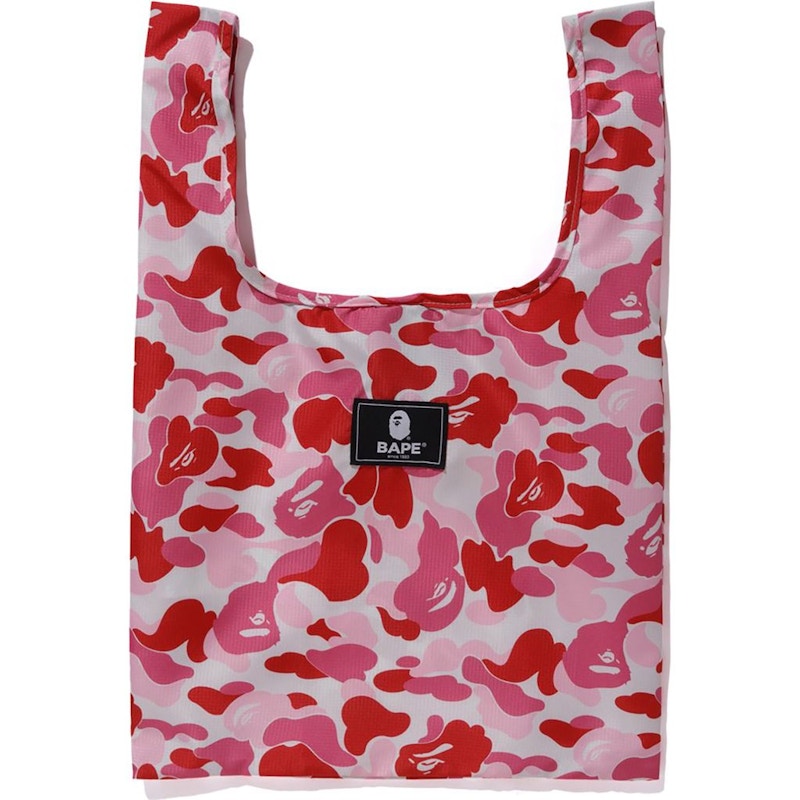 BAPE ABC Camo Shopping Bag M Pink メンズ - FW20 - JP