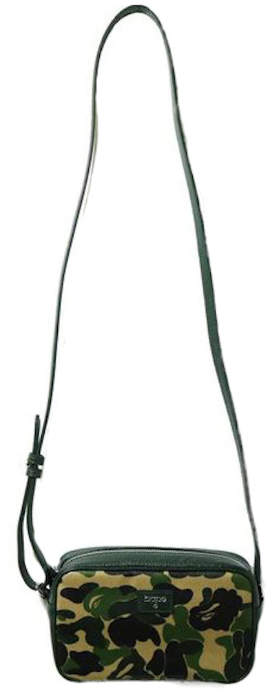 BAPE ABC Camo Shoulder Bag Green - SS21 - US