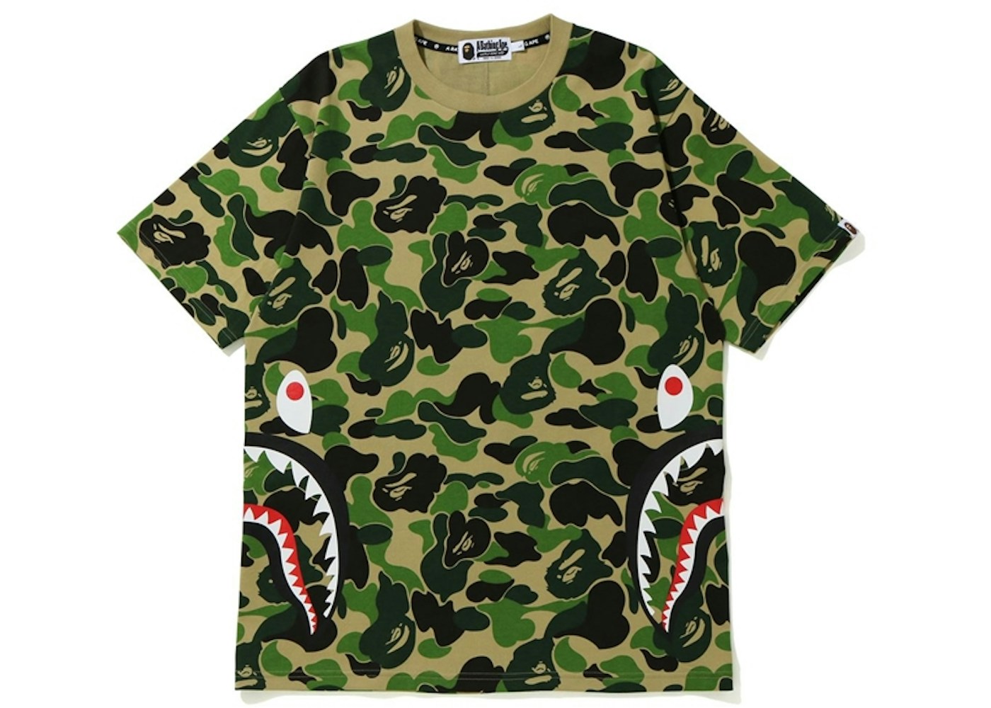 Bape camo logo t shirt Clearance