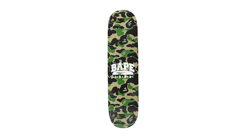 BAPE ABC Camo Skateboard Deck Green - FW25 - JP