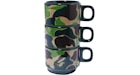 BAPE ABC Camo Stacking Mugs Green