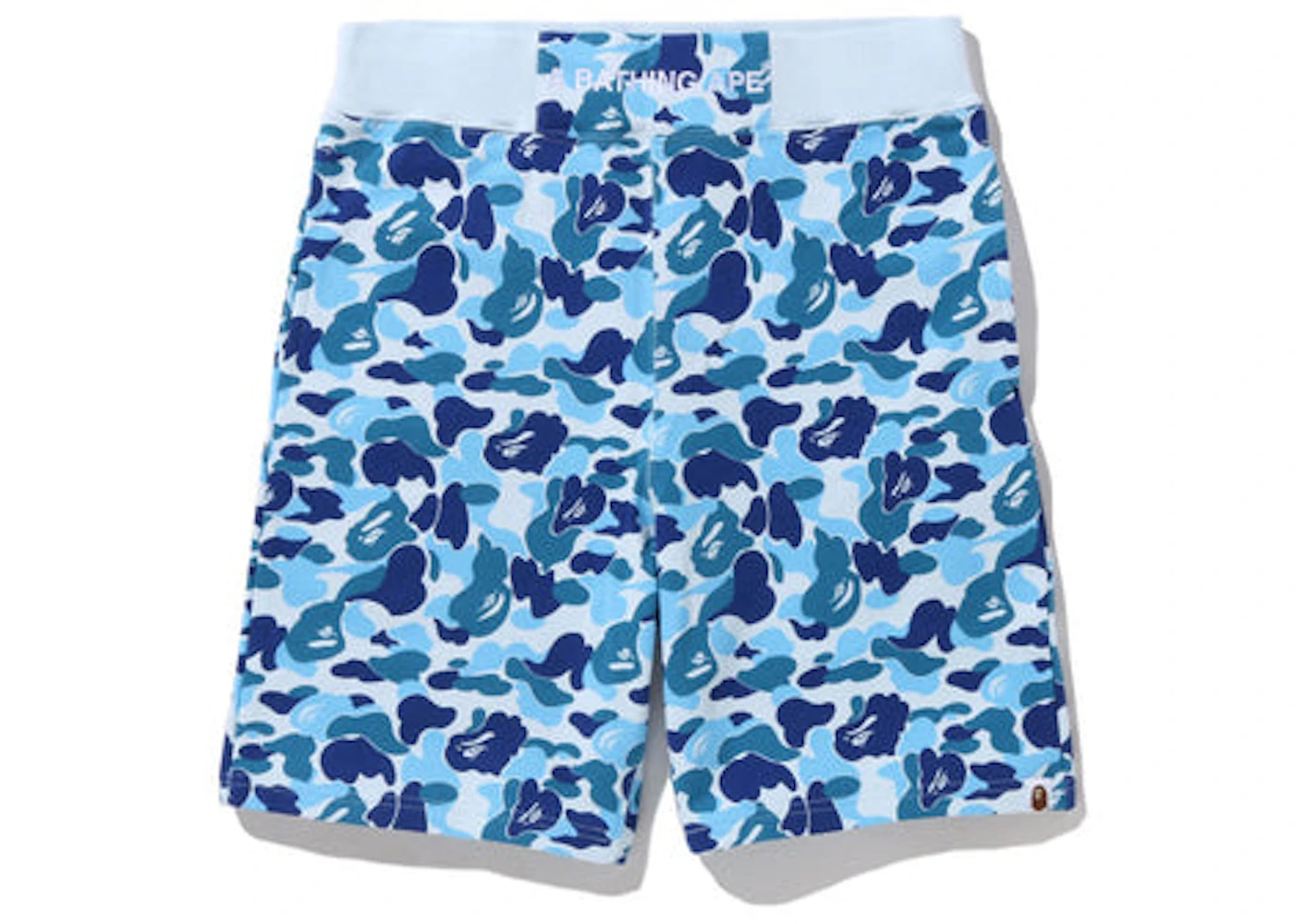 BAPE ABC Camo Sweat Shorts Blue Men's SS22 US - Main Image