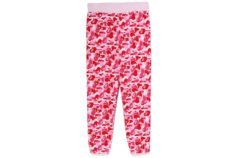 BAPE ABC Camuflaje Pantalones de chándal Rosa Hombre SS23 US