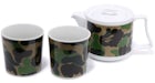 BAPE ABC Camo Tea Pot Set Green