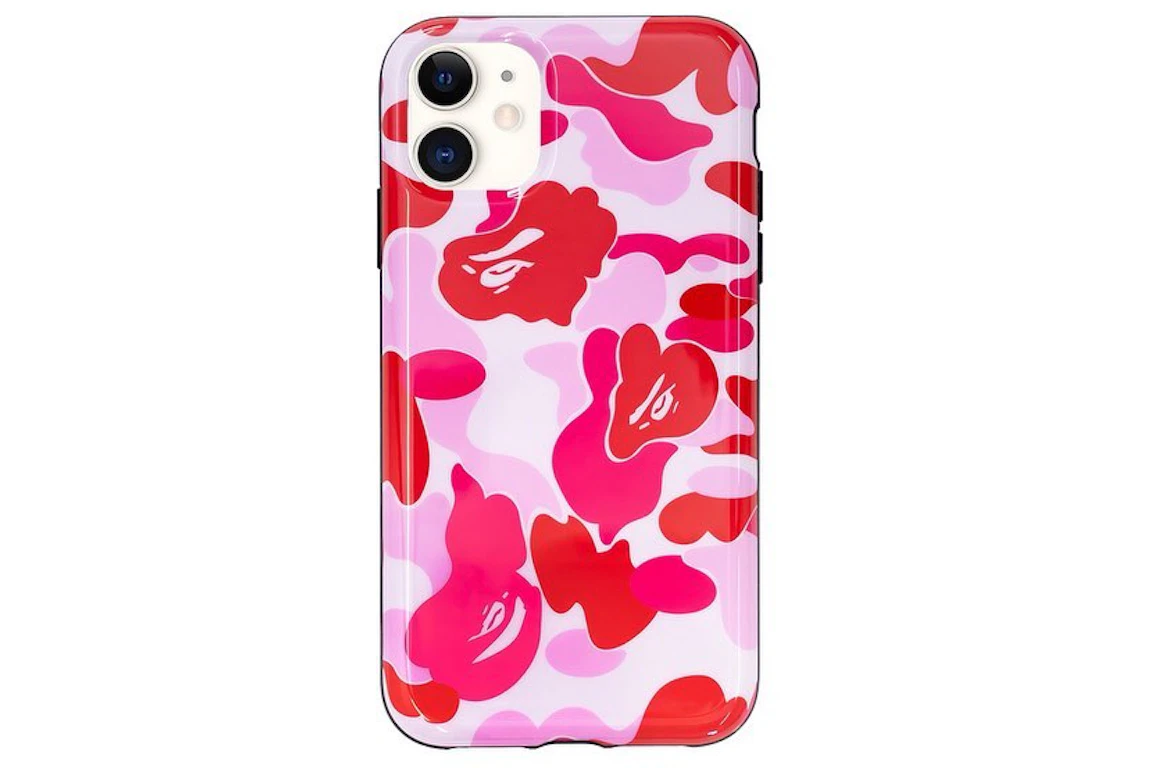 BAPE ABC Camo iPhone 11 Case Pink