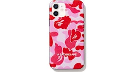 BAPE ABC Camo iPhone 12 Case Pink