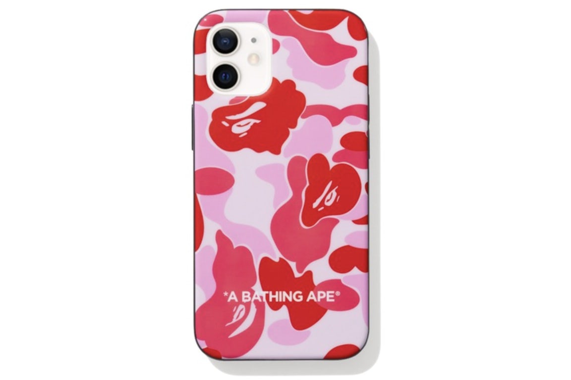 BAPE ABC Camo iPhone 12 Mini Case Pink