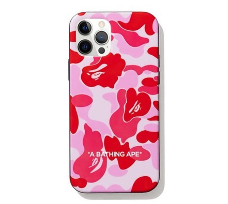 BAPE ABC Camo iPhone 12 PRO MAX Case Pink - US