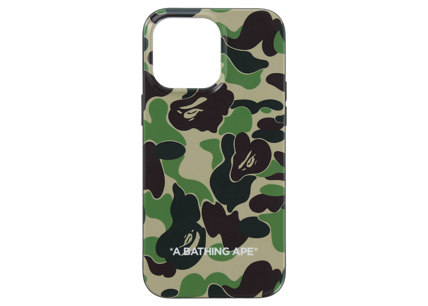 BAPE ABC Camo iPhone 14 Pro Max Case Green - FW22 - US