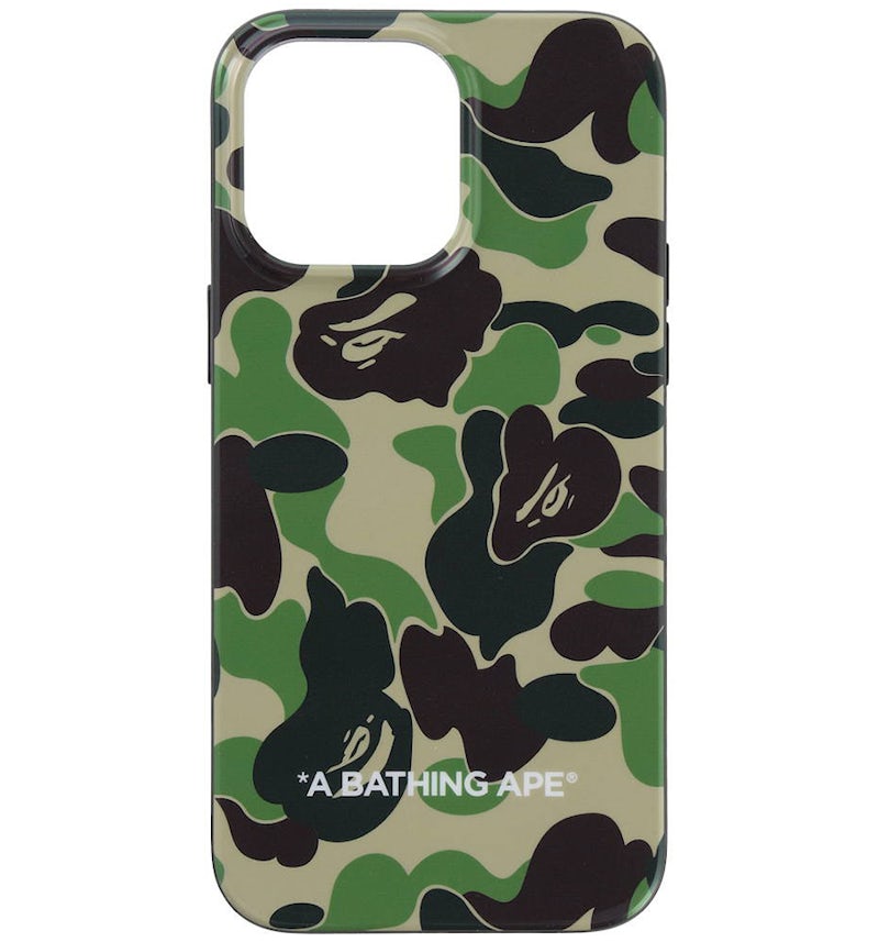 BAPE ABC Camo iPhone 14 Pro Max Case Green FW22 US