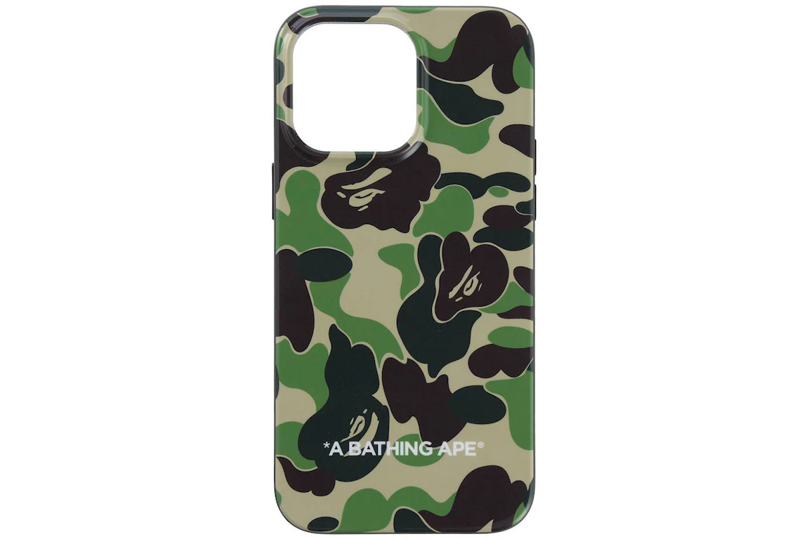BAPE ABC Camo iPhone 14 Pro Max Case Green