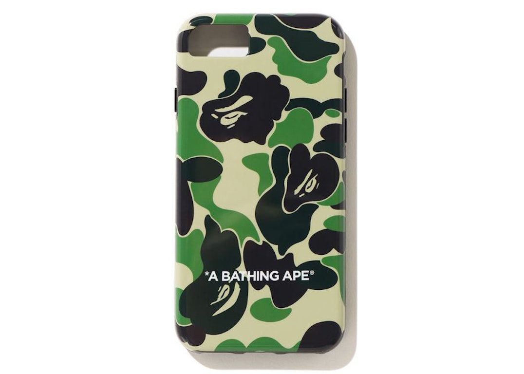 Pre-owned Bape Abc Camo Iphone Se Case Green