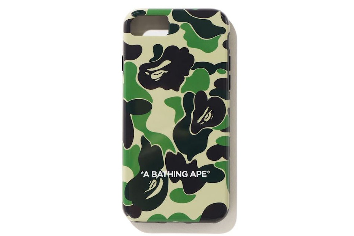 Pre-owned Bape Abc Camo Iphone Se Case Green