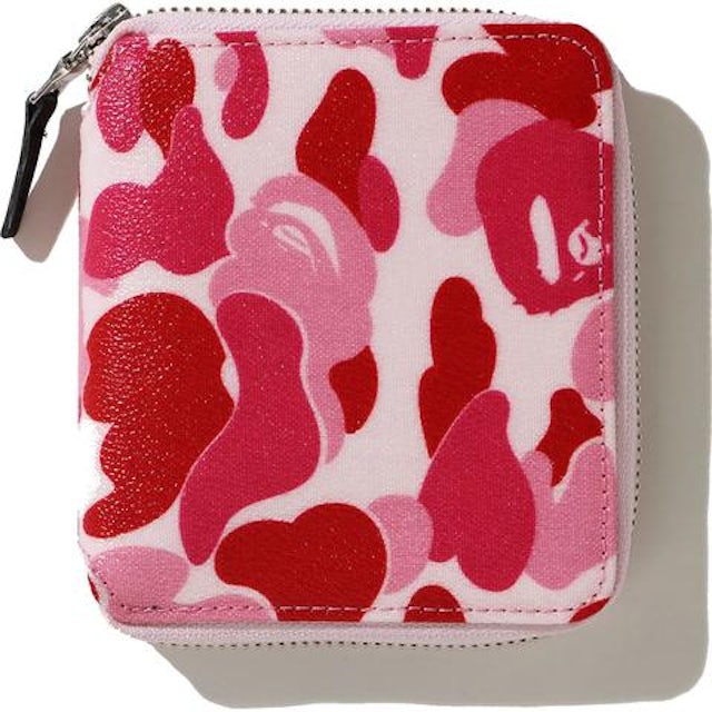 Coach x BAPE Phone Wallet Pink in Canvas/Leather - US