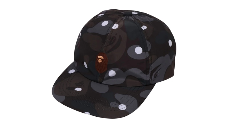 Casquette BAPE ABC Dot Camo One Point Panel, noire