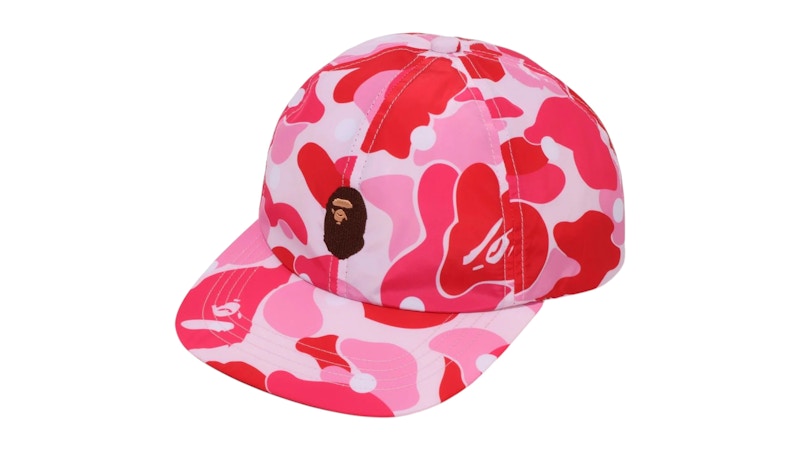 BAPE ABC Dot Camo One Point Panel Cap Pink Men's - FW25 - US