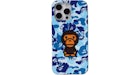 BAPE ABC Milo Camo iPhone 16 Pro Max Case Blue