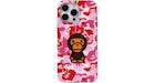 BAPE ABC Milo Camo iPhone 16 Pro Max Case Pink