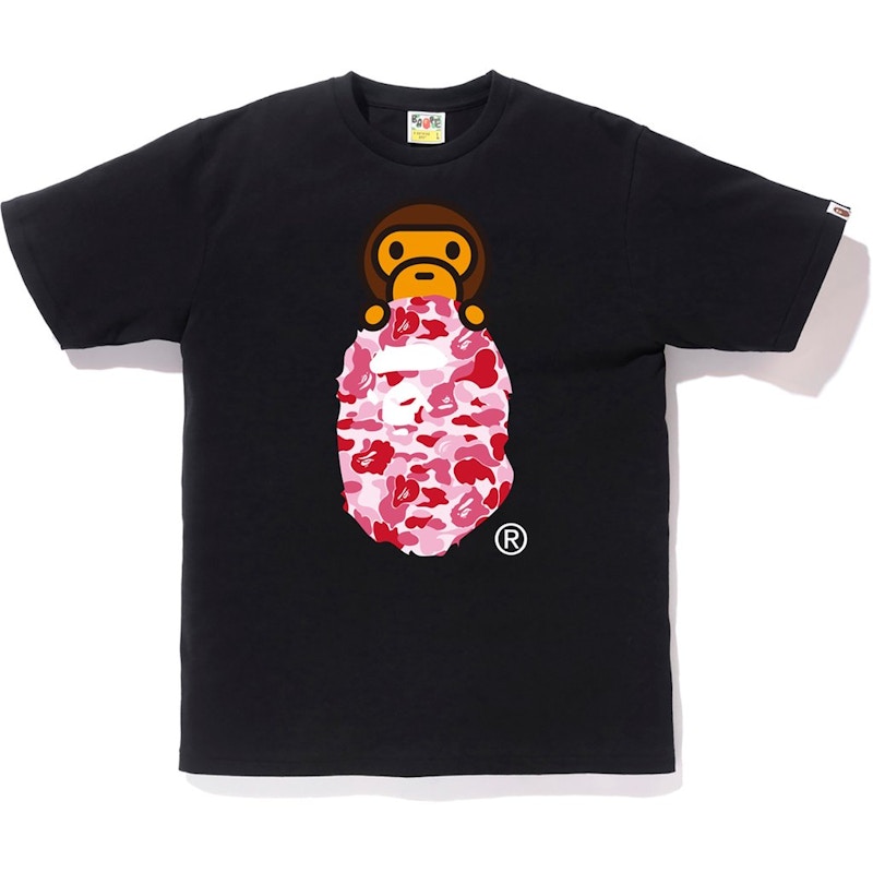 bape pink t shirt