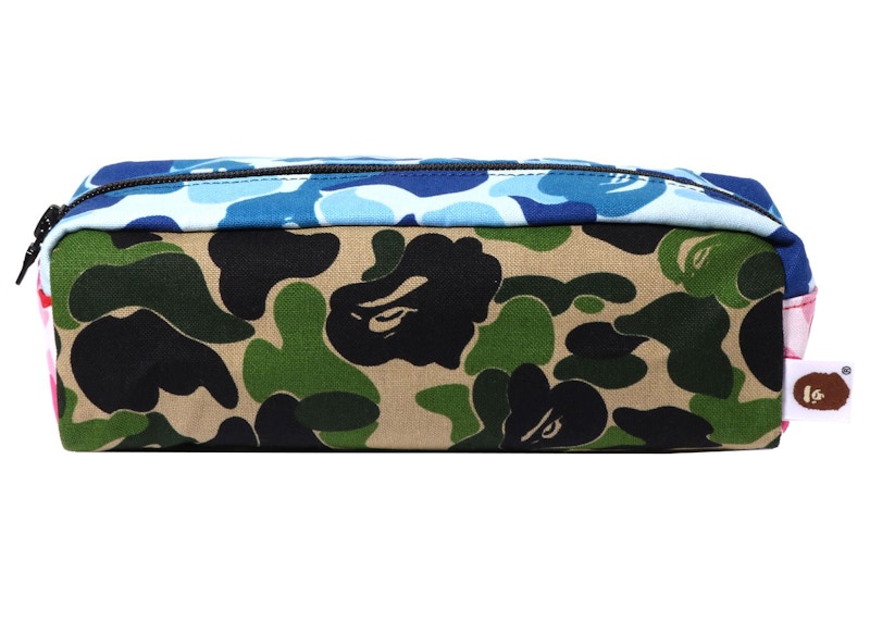 BAPE ABC Mix Camo Flight Pouch Multi