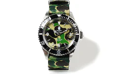 BAPE ABC Belt Type 1 Bapex Watch Green