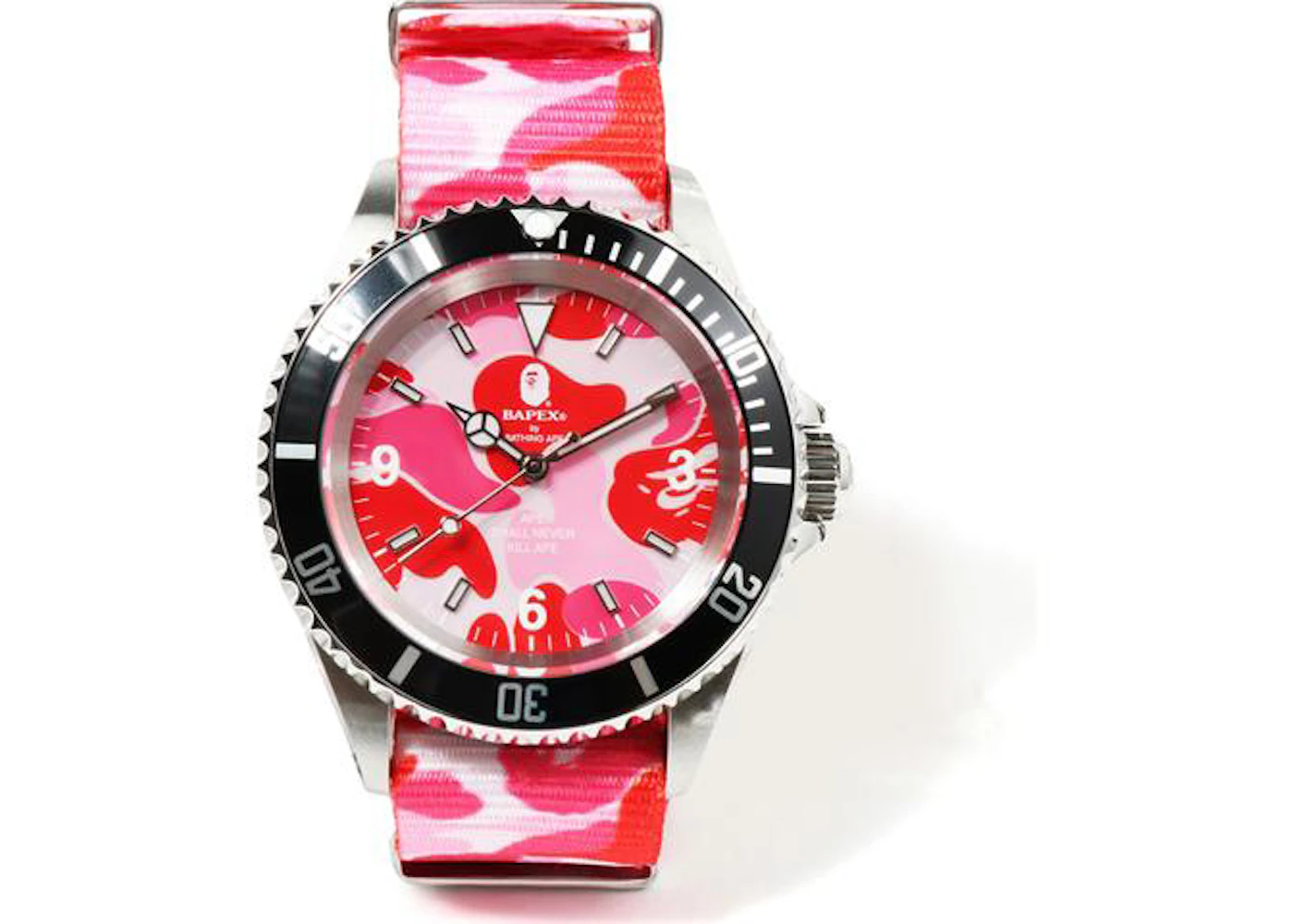 BAPE ABC Belt Type 1 Bapex Watch Pink Men's - US