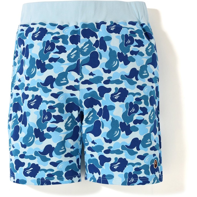 BAPE ABC One Point Sweat Shorts Blue Men's - SS19 - US