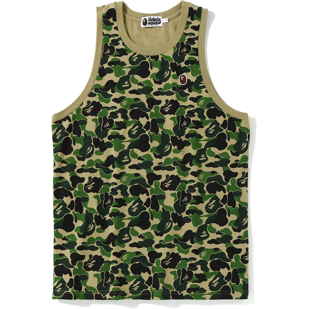 BAPE ABC One Point Tank Top Green