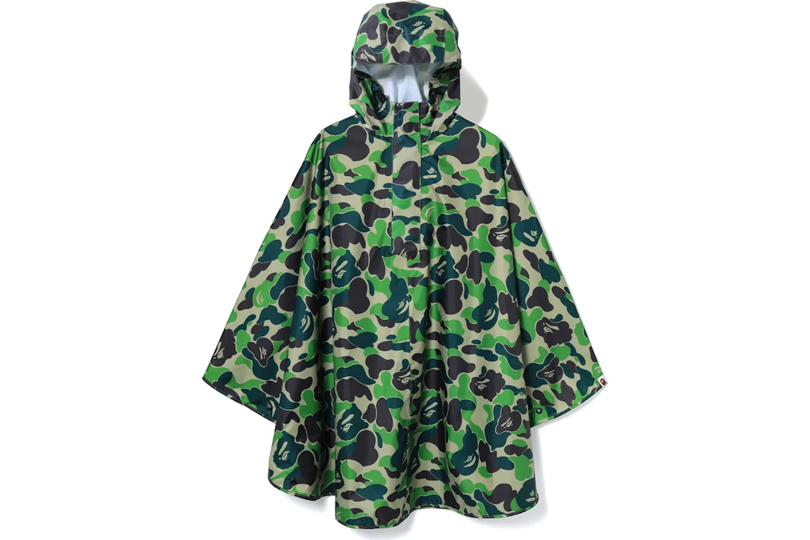 BAPE ABC Raincoat Green