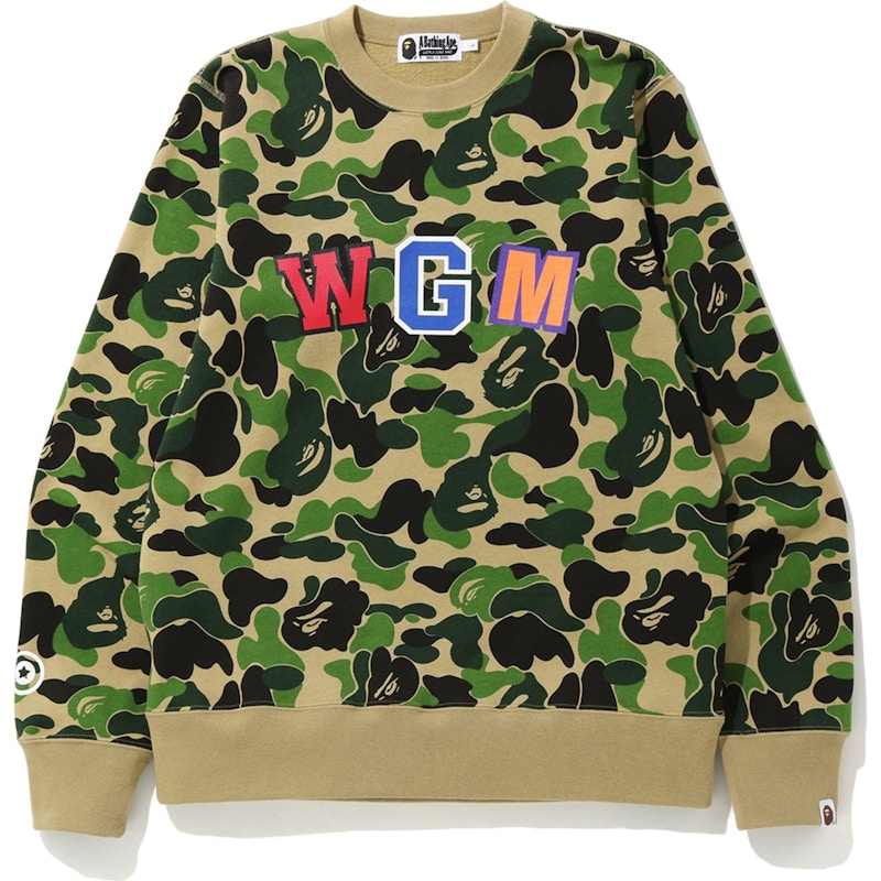 BAPE ABC Shark Crewneck Green Men's - FW19 - US