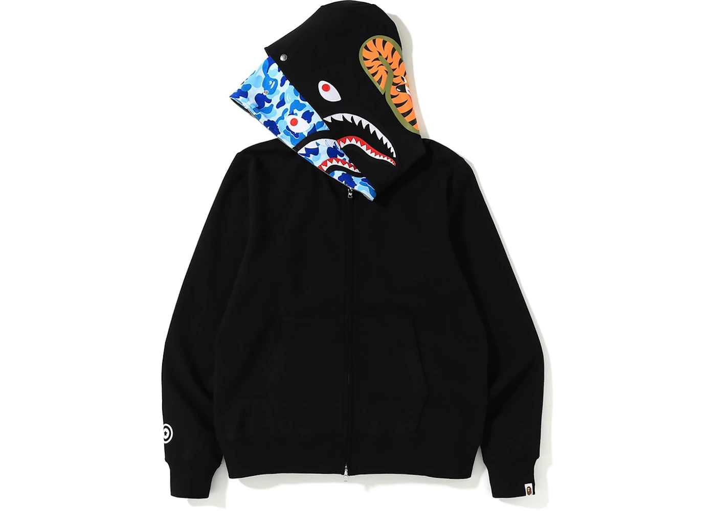 Abc shark full zip double hoodie Clearance