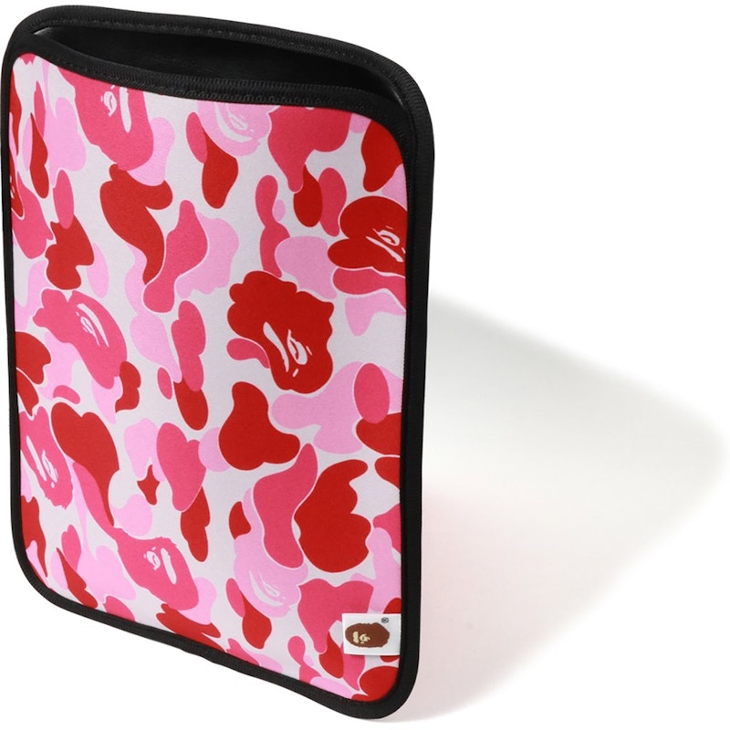 Pre-owned Bape Abc Ipad Case In Pink