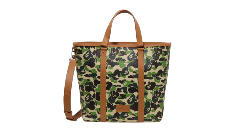 BAPE® ABC OSTRICH BOSTON BAG green ボストン BAPE Abc Camo Pu