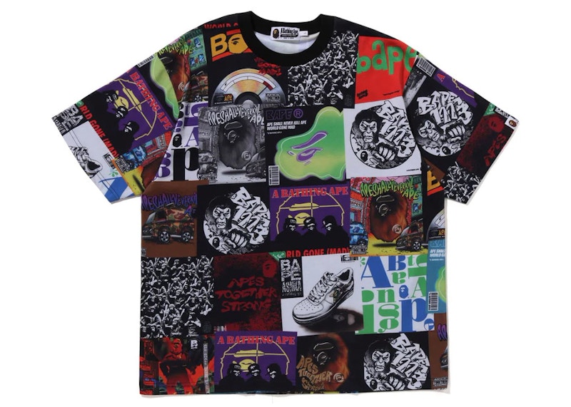 BAPE Album Monogram Tee Multicolor Men s FW23 GB