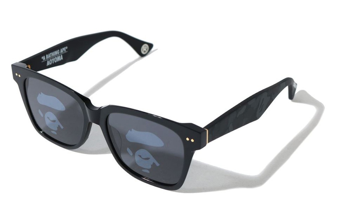 Pre-owned Bape Aoyama Sunglasses Black