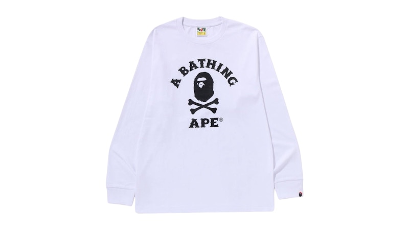 APE CROSSBONE COLLEGE ZIP HOODIE MENS | us.bapepirate.com