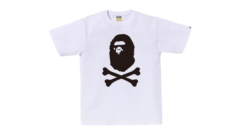 T-shirt BAPE Ape Crossbone Bianca
