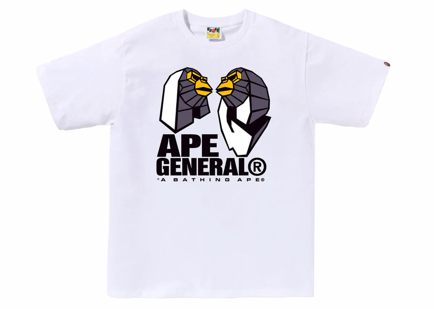 BAPE Ape General Tee White