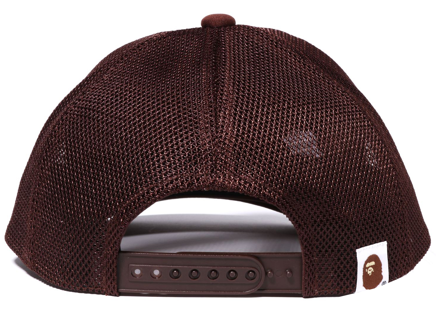 BAPE Ape Head Crystal Stone Mesh Cap Brown - SS22 - JP